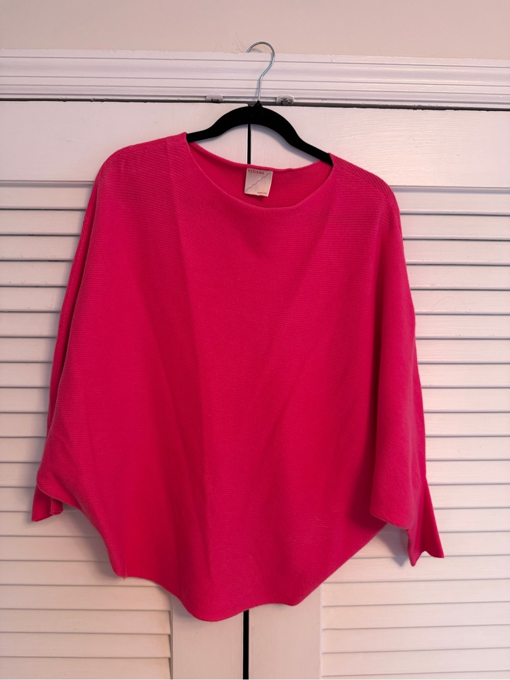 Kerisma Hot Pink Crewneck Knit Sweater